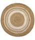 JUTE ALHAMBRA NATURAL BORDER ROUND