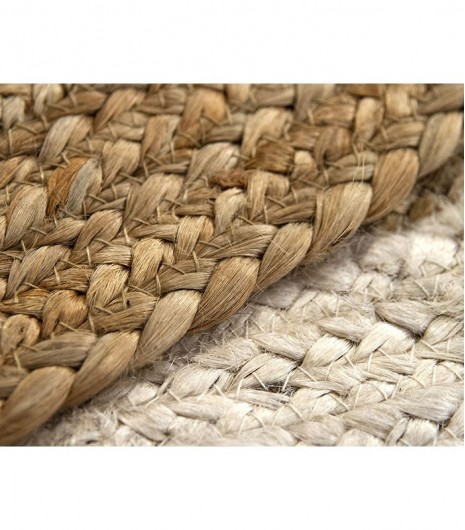 JUTE ALHAMBRA NATURAL BORDER ROUND