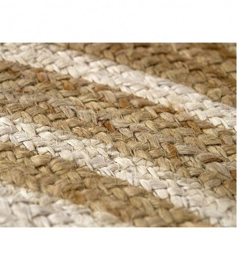 JUTE ALHAMBRA NATURAL BORDER ROUND